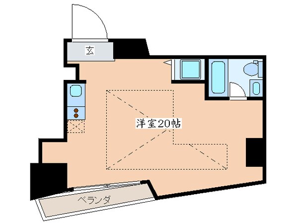 是空ＮＡＮＢＡⅡの物件間取画像